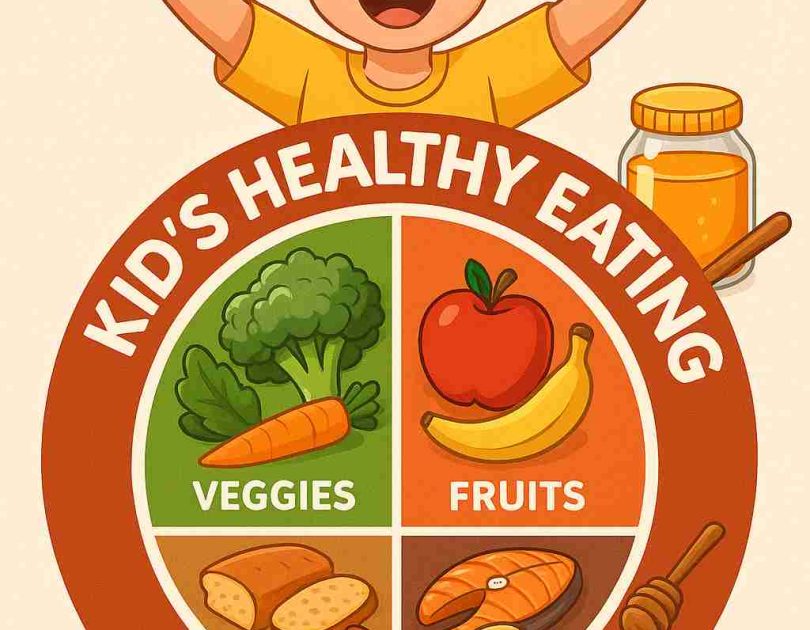 The Kids Healthy Eating Plate